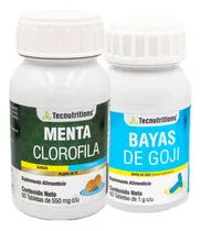 Comprar Kit De Suplementos Menta + Bayas De Goji Limpieza Intestinal