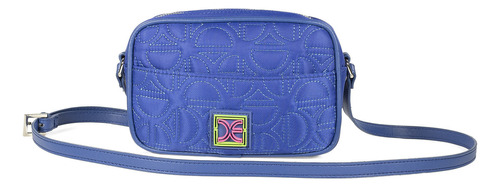 Bolsa Crossbody Cloe Para Mujer Acolchada Con Redpocket Color Azul