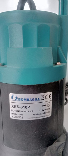 Bomba Sumergible De Sumidero /0.73 Hp Bombagua