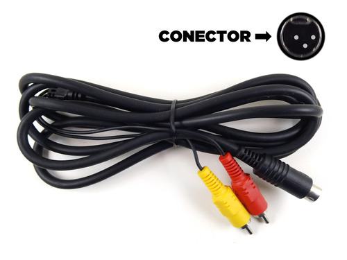 Cabo Av Mega Drive 3 - Conector 3 Pinos