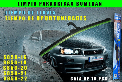 Cepillos Limpia Parabrisas Tipo Bumeran Pvc Al Mayor