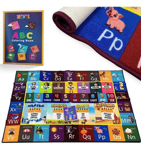 Alfombra Para Niños Del Alfabeto En Ingles
