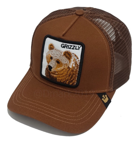 Gorra Goorin Bros Grizzly Animal Oso Pardo Envio Gratis 