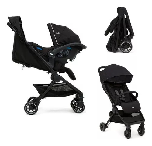 Coche Bebé Joie Ultraliviano Y Compacto Pact Travel System