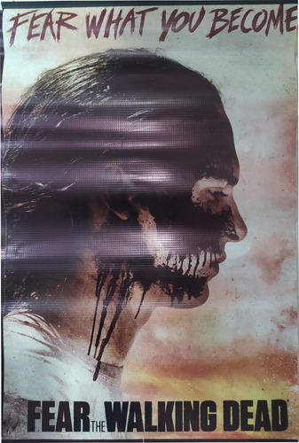 Lona Poster Decorativo Fear The Walking Dead 