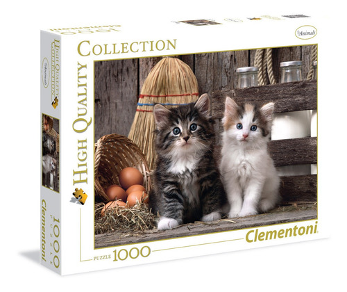 Gatitos Gatos Adorables Rompecabezas 1000 Piezas Clementoni