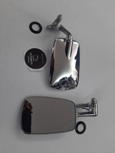 Espejos Vocho Cromo Calidad Tipo Original Par Carcasa Plast.