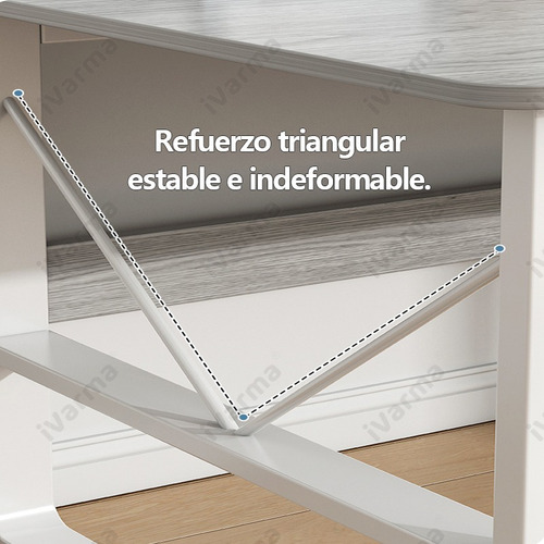 Mesas De Reunión Mesa De Computadora Escritorio Con Estantes