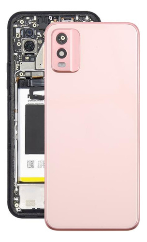Zc Compatibility Tapa Trasera De Batería Original Rosa Para Nokia C32