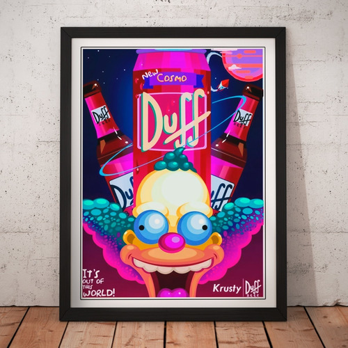 Cuadro Series - Simpsons - Krusty Duff - Tv Poster