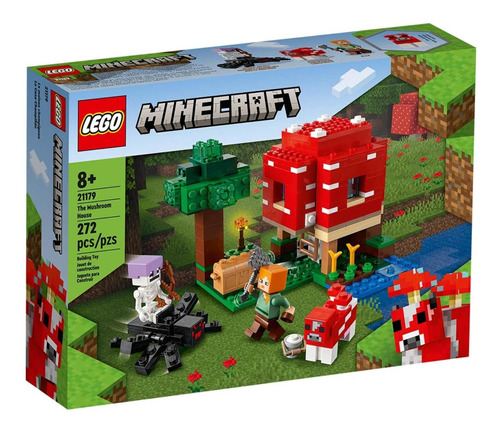 Lego Minecraft La Casa Champiñón + Envío