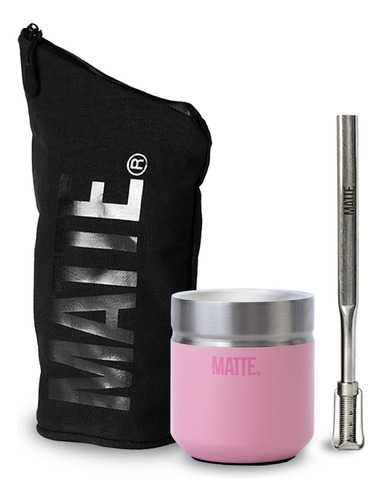 Set Mate Ds Pro Acero Inoxidable + Bombilla + Yerbero