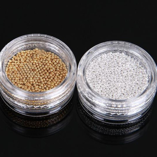 Minicuentas Redondas Para Decoración De Uñas Hechas A La Mod
