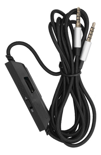 Cable De Audio Para Auriculares Braid Wire Game, Volumen Y M