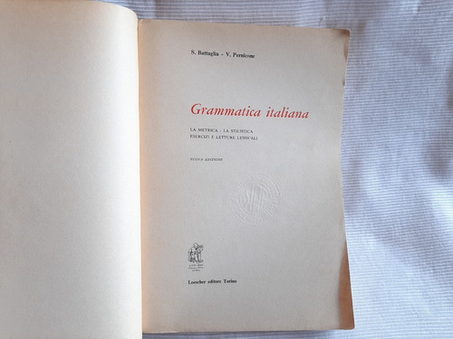 Imagen 3 de 9 de Grammatica Italiana Metrica Stilistica Esercizi E Letture