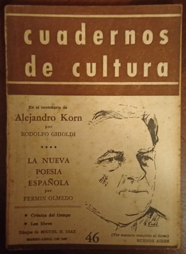 Cuadernos De Cultura 46. Marzo-abril De 1960