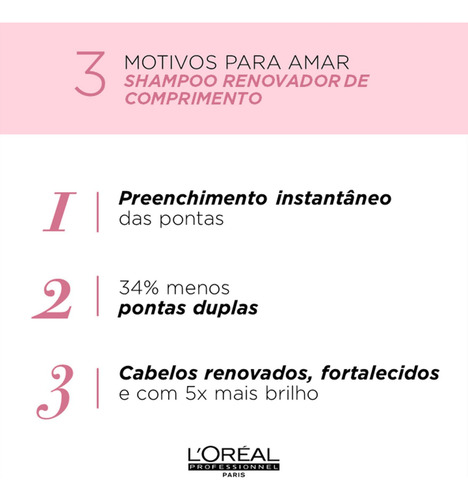 Kit Shampoo L'oreal Se Pro Longer - 1,5 L (3und)