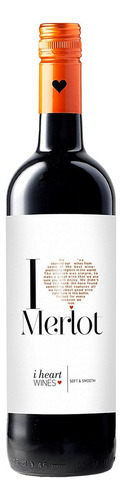 Pack De 4 Vino Tinto I Heart Merlot 750 Ml