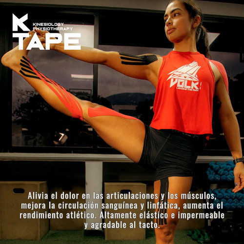 3 Cintas Para Kinesiología, Ktape Volk