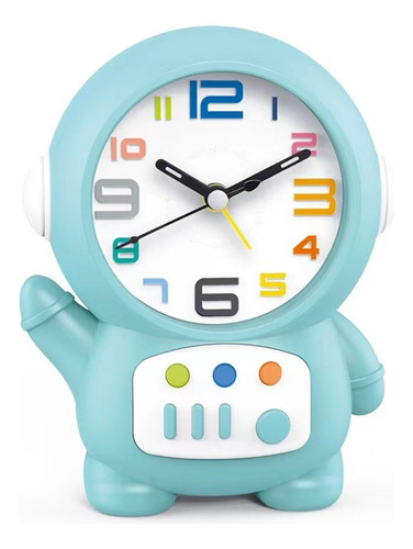 Reloj Despertador Alarma Infantil Diseño Astronauta