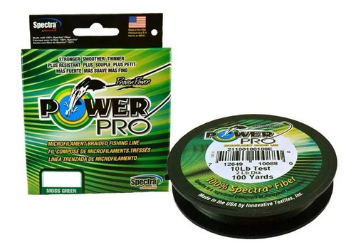 Multifilamento Power Pro 8 Lbs 100yds Made In Usa