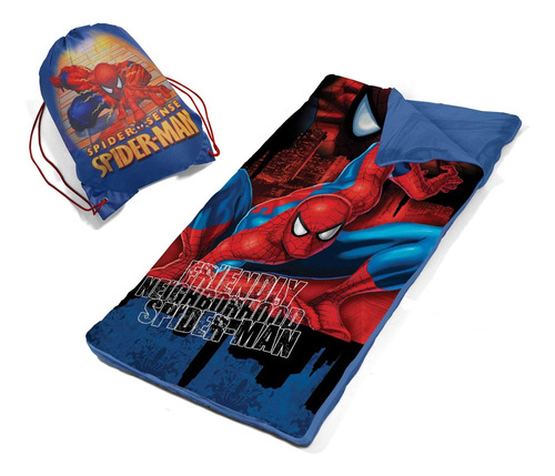 Hombre Araña Spiderman Tapete Bolsa Saco De Dormir Infantil