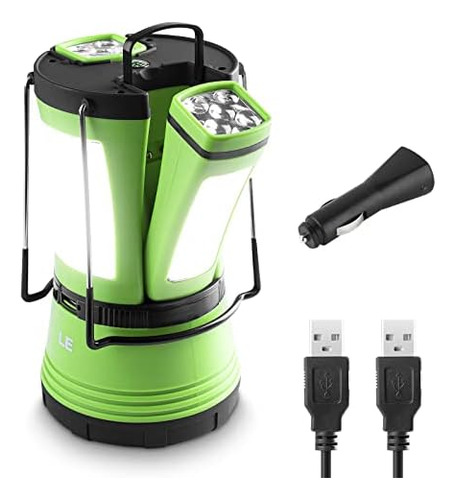 Linterna Led Recargable De Camping 600 Lúmenes