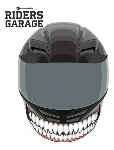 Calcomania Sonrisa Para Casco