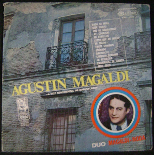 La Voz Sentimental Agustin Magaldi-lp Vinilo 7,5 Puntos 