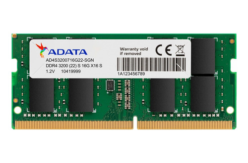 Memoria Sodimm Ddr4 Adata 8gb 3200mhz (ad4s32008g22-sgn)