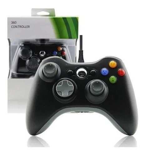Imagen 1 de 5 de Joystick Mando Control Xbox 360 Pc Cable Alternativo