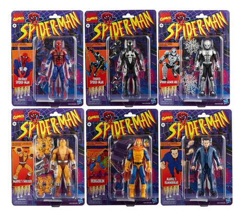 Marvel Legends Spider-man Retro Wave 2 Simbionte, Ben Realy 