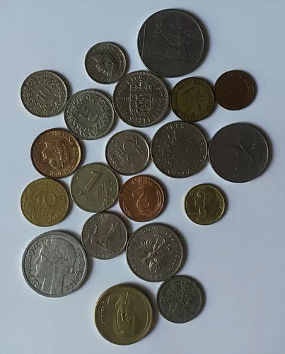 20 Moneda Suiza Brasil Francia Canada Italia Alemania 854/4m (Usado)