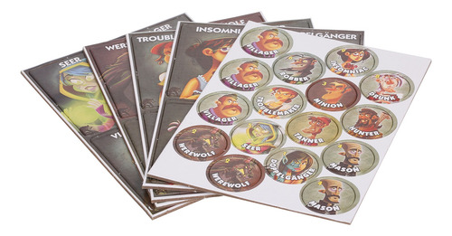 One Night Ultimate Werewolf Card Games 10 Minutos Fast Table