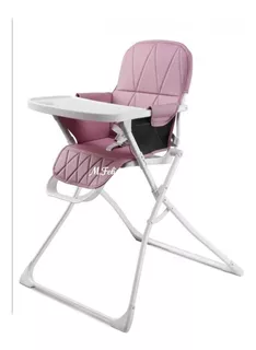 Silla De Comer Para Bebe Asiento De Cuero De Lujo Plegable