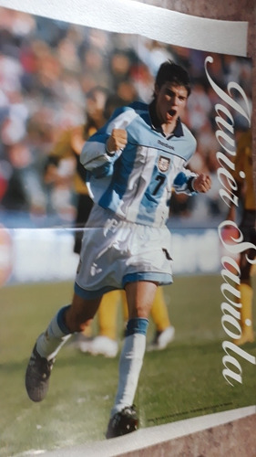 Reviposter Javier Saviola. Excelente Estado.