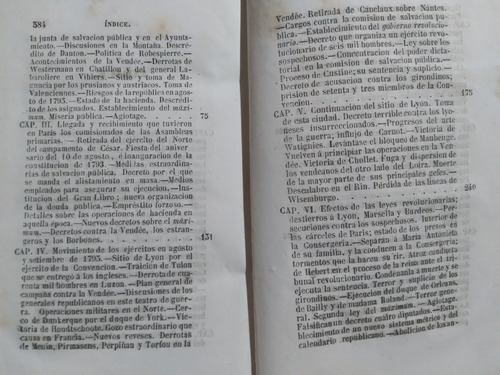 Revolución Francesa Por M. A. Thiers: Edición 1845 (Usado)