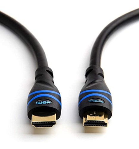 Cable Hdmi De Alta Velocidad En La Pared Del Bluerigger - 35