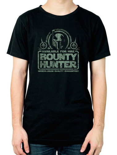 Remera The Mandalorian Bounty Hunter For Hire 765 Dtg Minos