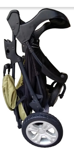 Cochecito Y Huevito Kiddy Bebe Negro Y Verde Negro (Usado)