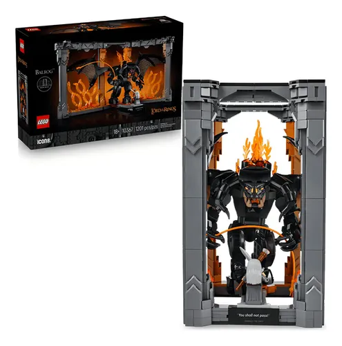 Ícones de Lego o Senhor dos Anéis Balrog 10367 1201 unidades 1201 Gandalf