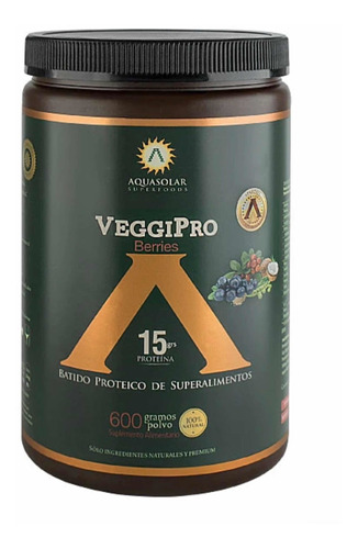 Veggi Pro Berries 600gr. - Batido Proteico Vegetal - Vegana