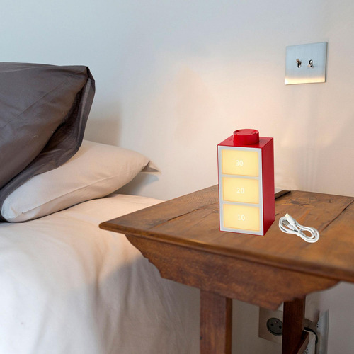 Rhythm Light Carga Usb Lámpara De Mesa De 3 Modos Luz Rojo