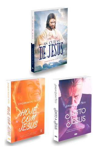 Kit As Curas de Jesus - 3 livros: Não Aplica, de : Joaquim Bueno Neto. Série Não aplica, vol. Não Aplica. Editora IDE, capa mole, edição não aplica em português, 2023