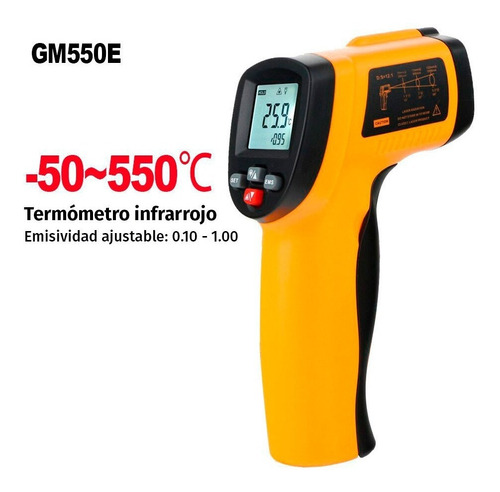 Termometro Pirometro Industrial Laser -50 A 550