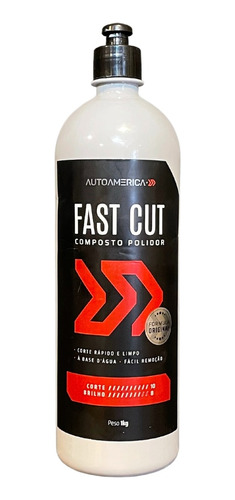 Pasta De Pulir Para Auto Fastcut 3en1 Autoamerica 2lt