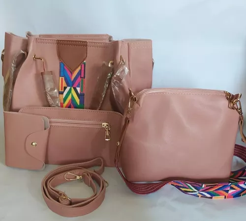 Pañalera de 4 piezas estilo cartera