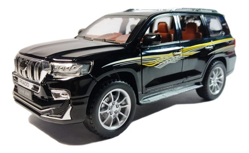 Toyota Prado Tx Negra Escala 1:24 