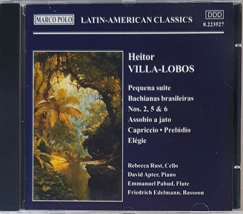 Cd Villa-lobos Pequena Suite Bachianas Brasileiras 2 5 6