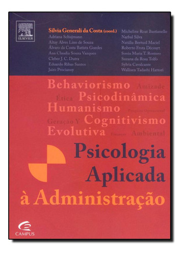 -, De Silvia Generali Da Costa. Editora Campus - Grupo Elsevier, Capa Mole Em Português